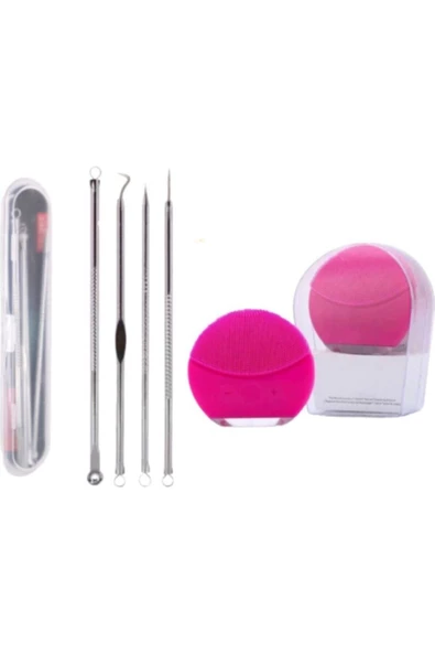 Pazariz Lına Mini 2 Pearlpink Cilt Temizleme Cihazı + 4lü Set Komedon ürün görseli 1