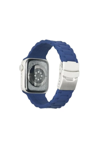 Pazariz Apple Watch Uyumlu4 5 6 7 8 Ultra 45mm 44mm 42mm Silikon Bracelet Kordon ürün görseli 1
