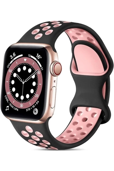 Pazariz Apple Watch Uyumlu3 4 5 6 7 8 Ultra Se 42-44-45-49 Mm Kordon Kayış Kaliteli Silikon ürün görseli 1