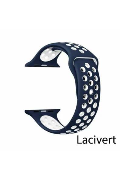 Pazariz Apple Watch Uyumlu1 2 3 4 5 6 7 8 38mm 40mm 41mm Spor Silikon Kordon ürün görseli 1