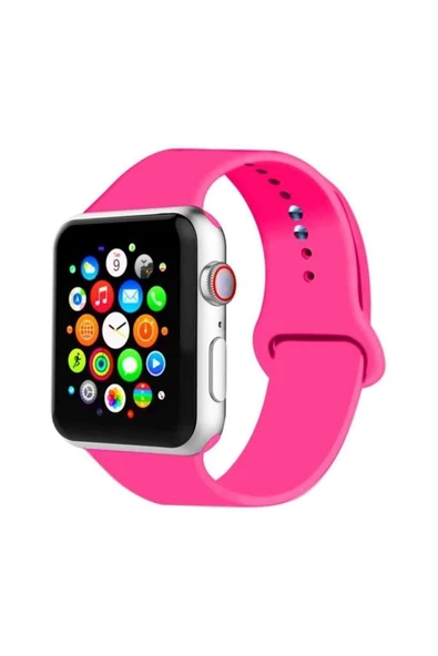 Pazariz Apple Watch Uyumlukordon 2 3 4 5 38 Mm Ve 40 Mm Silikon Kordon Kayış ürün görseli 1