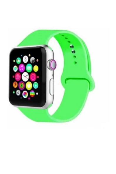 Pazariz Apple Watch Uyumlukordon 2 3 4 5 38 Mm Ve 40 Mm Silikon Kordon Kayış ürün görseli 1