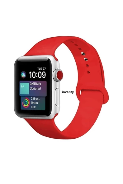 Pazariz Apple Watch Uyumlu3-4-5-6-7-8 Se Için Kordon 42-44-45-49 Mm Spor Kordon Silikon Çok Renkli ürün görseli 1
