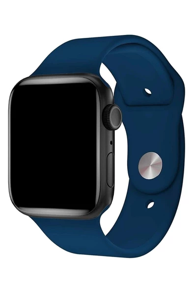 Pazariz Apple Watch Uyumlukordon 2 3 4 5 6 7 8 42-44-45 Silikon Kordon Kayış ürün görseli 1