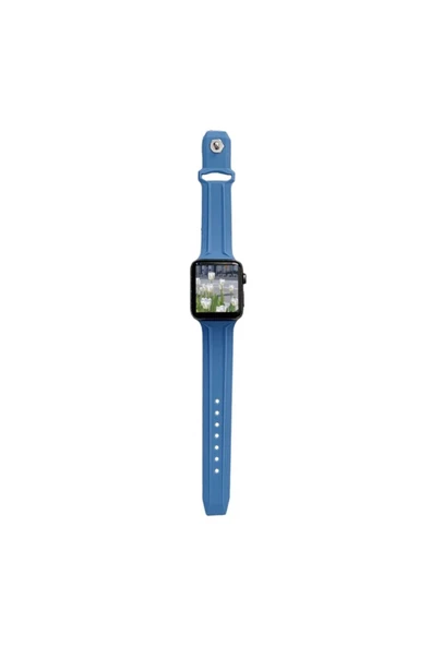 Pazariz Apple Watch Uyumlu5 6 7 8 Ultra 42mm 44mm 45mm Silikon Kordon Uyumlu ürün görseli 1