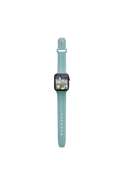 Pazariz Apple Watch Uyumlu3 4 5 6 7 8 38mm 40mm 41mm Silikon Kordon Uyumlu ürün görseli 1
