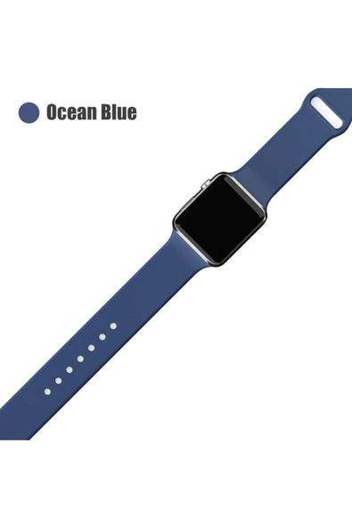 Pazariz Apple Watch Uyumlu2 3 4 5 6 7 8 Ultra 42mm 44mm 45mm Silikon Kordon ürün görseli 1