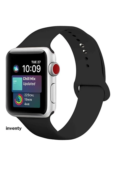 Pazariz Apple Watch Uyumlu3-4-5-6-7-8 Se Için Kordon 38-40-41 Mm Spor Kordon Silikon Çok Renkli ürün görseli 1
