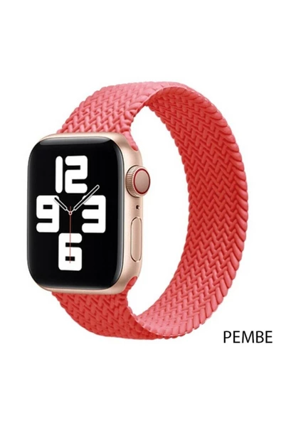 Pazariz Apple Watch Uyumlu3 4 5 6 7 8 38 40 41mm Silikon Kordon ürün görseli 1