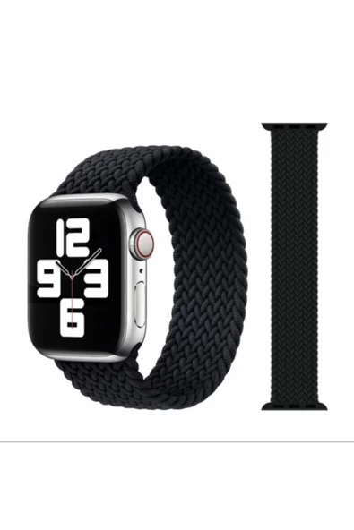 Pazariz Apple Watch Uyumlu42 / 44mm Örgülü Esnek Kordon ürün görseli 1