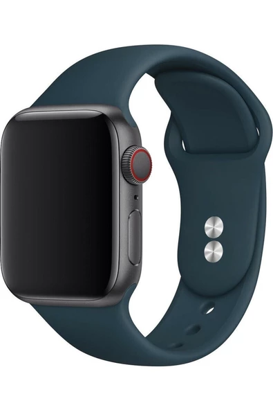 Pazariz Apple 8 Series Watch Uyumluultra 45 Mm Klasik Sililkon Kordon ürün görseli 1