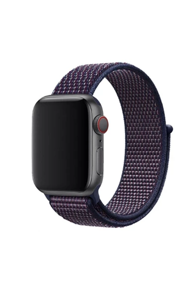 Pazariz Apple Watch Uyumlu2/3/4/5/6 44mm Hasır Kordon/kayış Indigo ürün görseli 1