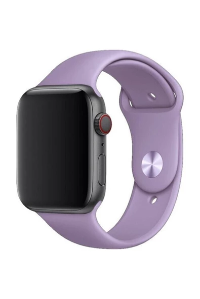 Pazariz Apple Watch Uyumlu38 - 40 Mm Spor Kordon Silikon Kayış Lila ürün görseli 1