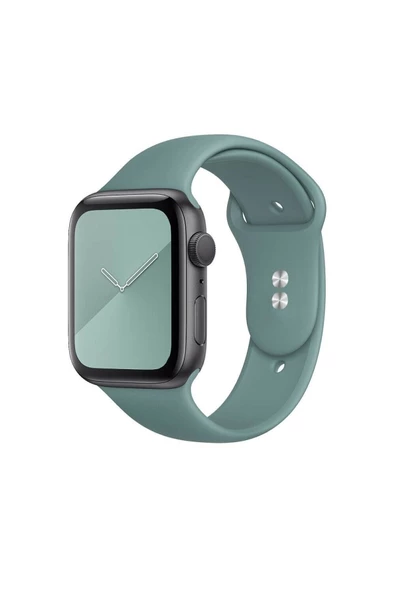 Pazariz Apple Watch Uyumlu2 3 4 5 6 Se 38 Mm 40 Mm Spor Sililkon Kordon ürün görseli 1