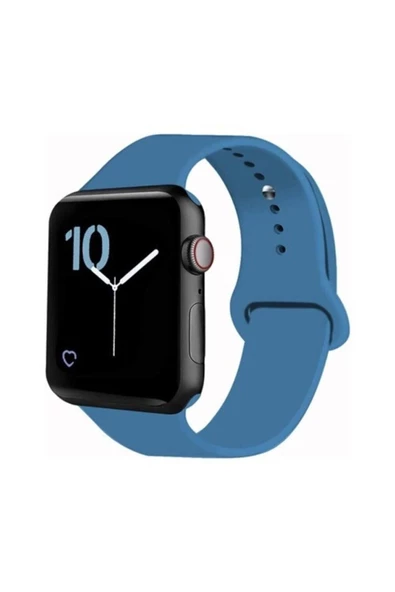 Pazariz Apple Watch Uyumlu38 - 40 Mm Spor Kordon Silikon Kayış ürün görseli 1