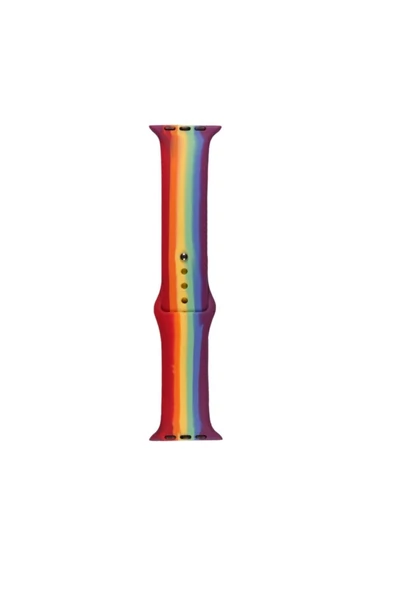 Pazariz Apple Watch Uyumlukordon 2 3 4 5 38 Mm 40 Mm Gökkuşağı ürün görseli 1