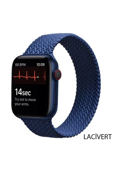 Pazariz Apple Watch Uyumlu3 4 5 6 7 8 38 40 41mm Silikon Kordon ürün görseli 1