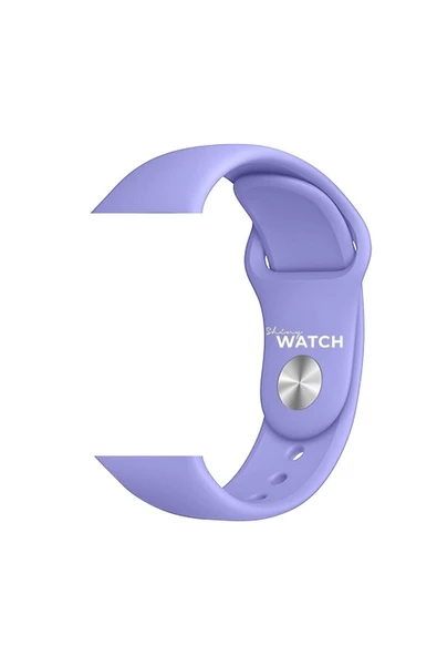 Pazariz Apple Watch Uyumluspor Silikon Kordon 42/44mm Lila ürün görseli 1