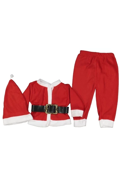 Pazariz Yılbaşı Kostüm Erkek 1/4 Yaş Noel Takım ürün görseli 1