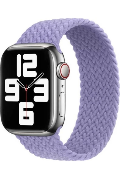 Pazariz Apple Watch Uyumlu42mm 44mm 45mm 49mm 1/2/3/4/5/6/se/7/8/ultra Kordon Örgü K ürün görseli 1