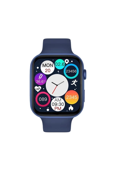 Pazariz Akıllı Saat 99 Smartwatch Tam Ekran Dokunmatik Türkçe Menü Arama Cevaplama Kablosuz Şarj Uyumlu ürün görseli 1