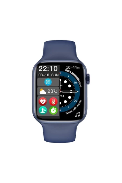 Pazariz Akıllı Saat Series 7 Sw17 Pro Max Ios Andorid Destekli Arama Özeliği Sağlık Verileri Ölçüm Sensörlü ürün görseli 1