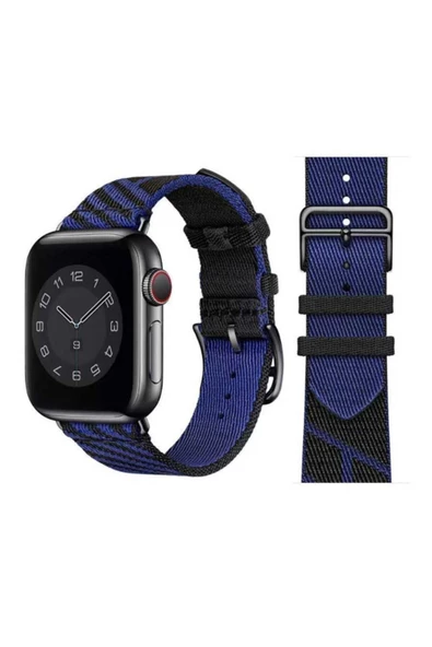 Pazariz Apple Watch Uyumlugs Dt Pro T500 Ultra 2 3 4 5 6 7 8 Se 42 44 45 49 Mm Hasır Örgü Kordon ürün görseli 1