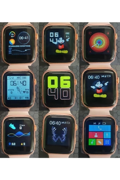 Pazariz Akıllı Saat Nabız Ölçer Bileklik Adımsayar Smart Watch X7 Series 6 Mesaj Okuma Fitpro Siyah ürün görseli 1