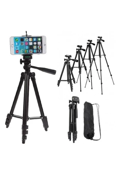 Pazariz Tripod 3120 102 Cm Fotoğraf Makinesi Kamera Tripod Telefon Tripo ürün görseli 1