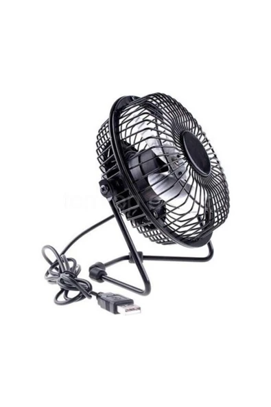 Pazariz Usb Fan Usb Vantilatör Usb Mini Fan Masaüstü Taşınabilir Metal Pervane Mini Vantilatör ürün görseli 1