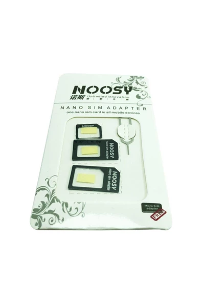 Pazariz Nano Sim Kart Dönüştürücü Adaptor Aparatbve Iğnesi ürün görseli 1
