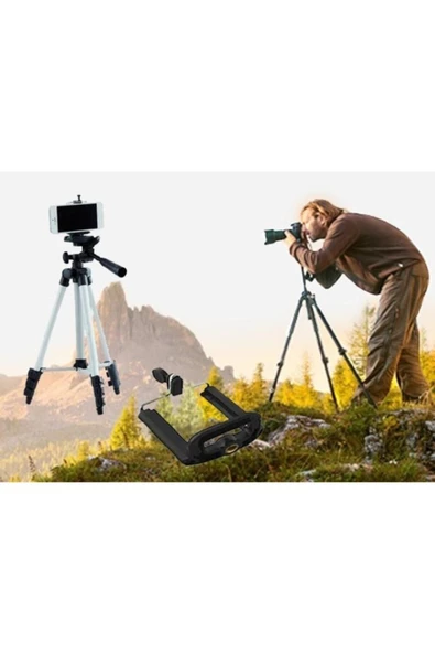 Pazariz Cep Telefonu Kamera Tripodu 140 Cm Tripod Ayağı ürün görseli 1