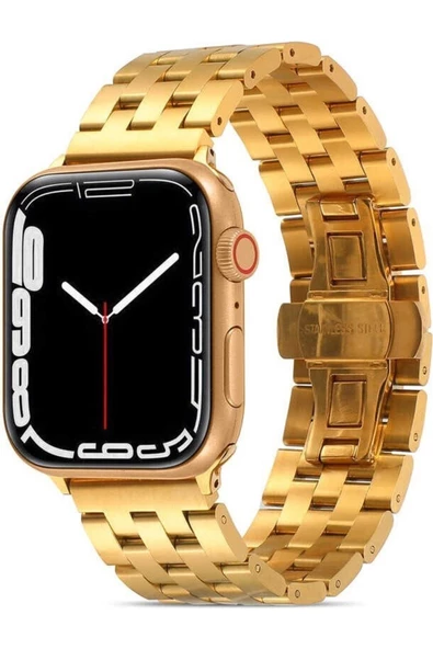 Pazariz Apple Watch Uyumlu42mm 44mm 45mm 49mm 1/2/3/4/5/6/se/7/8/ultra Kordon Kordon Metal Kordon 20 ürün görseli 1