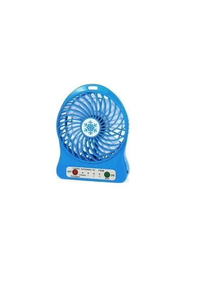 Pazariz 3 Kademeli Şarjlı Masa Üstü Usb Mini Taşınabilir Vantilatör Fan ürün görseli 1
