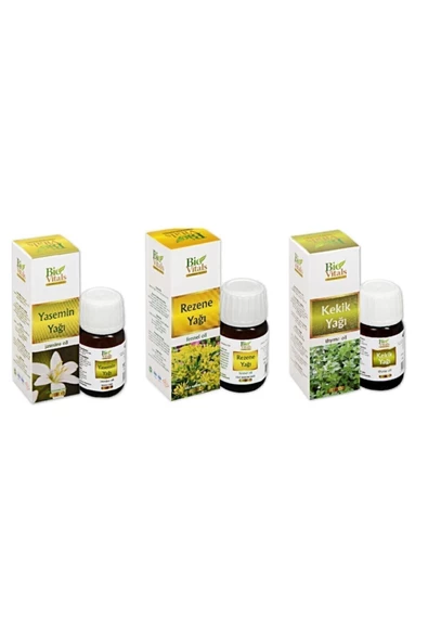 Pazariz Yasemin Rezene Kekik-aromatik Masaj-cilt Bakım Yağ Seti ürün görseli 1