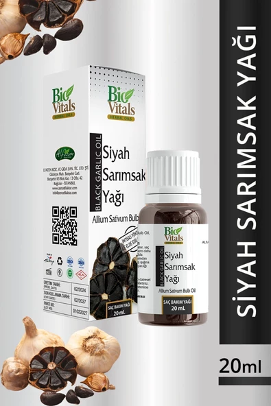 Pazariz Siyah Sarımsak Yağı 20ml ürün görseli 1