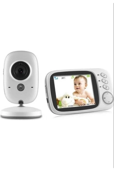 Pazariz Bebek Kamerası Lcd Ekranlı Bebek Kamerası & Monitörü - Sıcaklık Kontrollü Ks-603 Ensağlam ürün görseli 1
