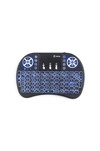 Pazariz ® Işıklı Kablosuz Mini Klavye ürün görseli 1