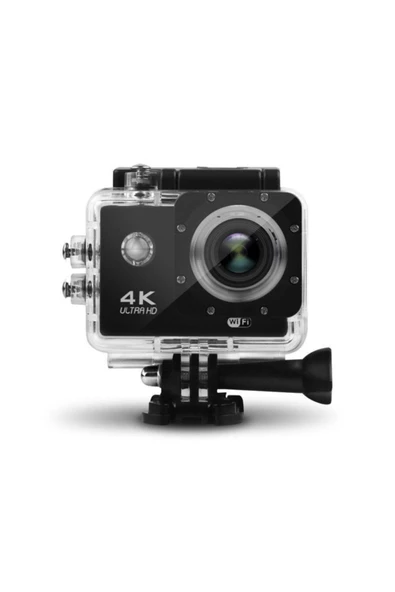 Pazariz 4k Ultra Hd 170 Derece Wifi Aksiyon Kamera Araç Vantuz Hediyeli ürün görseli 1