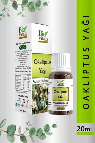 Pazariz Okaliptüs Yağı 20 ml ürün görseli 1
