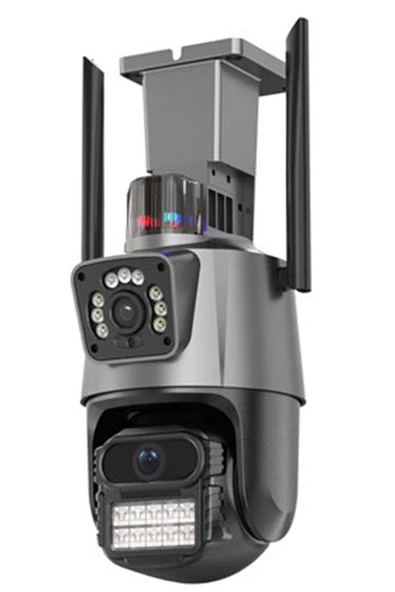 Pazariz 8x Kablosuz 5 mp Wıfı Ptz Kamera İç Dış Mekan Alarmlı 8x Zoom Gece Görüşlü Hd DOME 7 ürün görseli 1