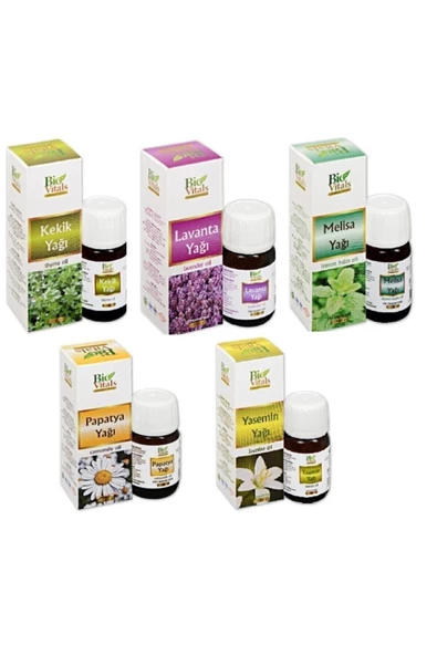 Pazariz Kekik Lavanta Melisa Papatya Yasemin-aromatik Masaj-cilt Bakım Yağ Seti ürün görseli 1