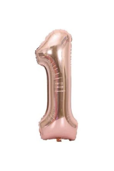 Pazariz 34'' 80 Cm Rose Gold Bronze Folyo Rakam Balon 1 ürün görseli 1