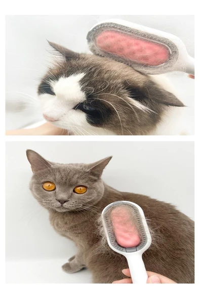 Pazariz Kedi Köpek Tüy Saç Tımar Temizleme Fırçası Tarağı ürün görseli 1
