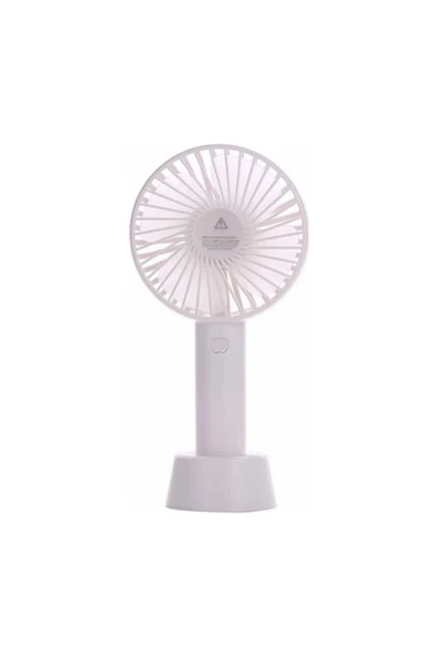 Pazariz Şarjlı Fan Mini Taşınabilir El Ve Masa Üstü 3 Kademeli Standlı Vantilatör Fan ürün görseli 1