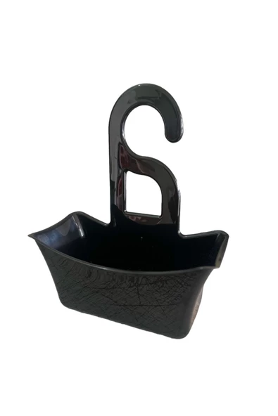 Pazariz Hook Çok Amaçlı Duş Banyo Sepeti Organizer - Siyah ürün görseli 1