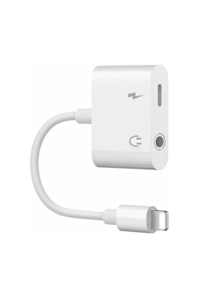 Pazariz Iphone Ipad Lightning Uyumlu Kulaklık Ve Şarj Çevirici Dönüştürücü Çoğaltıcı Kablo 6 7 8 X X ürün görseli 1
