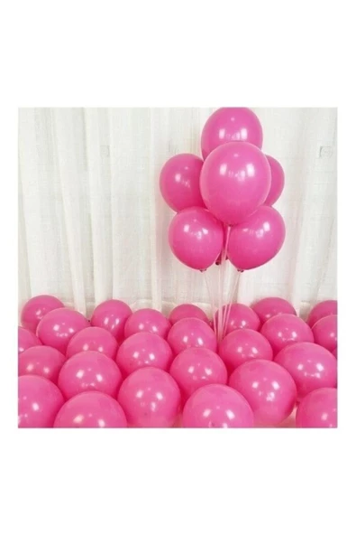 Pazariz 12 Inç Standart Boy Balon 20 Adet Şeker Pembe ürün görseli 1