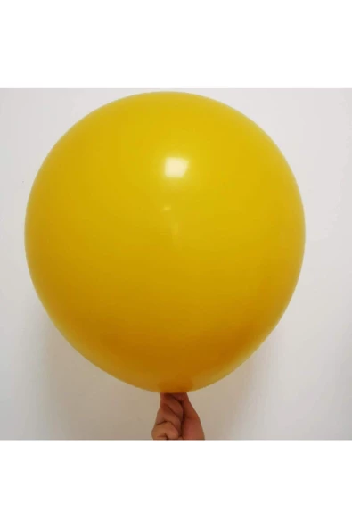 Pazariz 12 Inç Standart Boy Retro Balon 10 Adet Zerdeçal ürün görseli 1