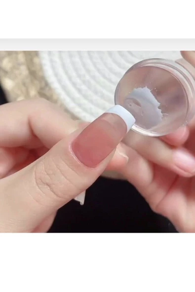 Pazariz Stamper Baskı Transfer Aparat Seti Silikon Başlıklı Oje Dizayn Baskı Seti Nail Art Tırnak Damgalama ürün görseli 1